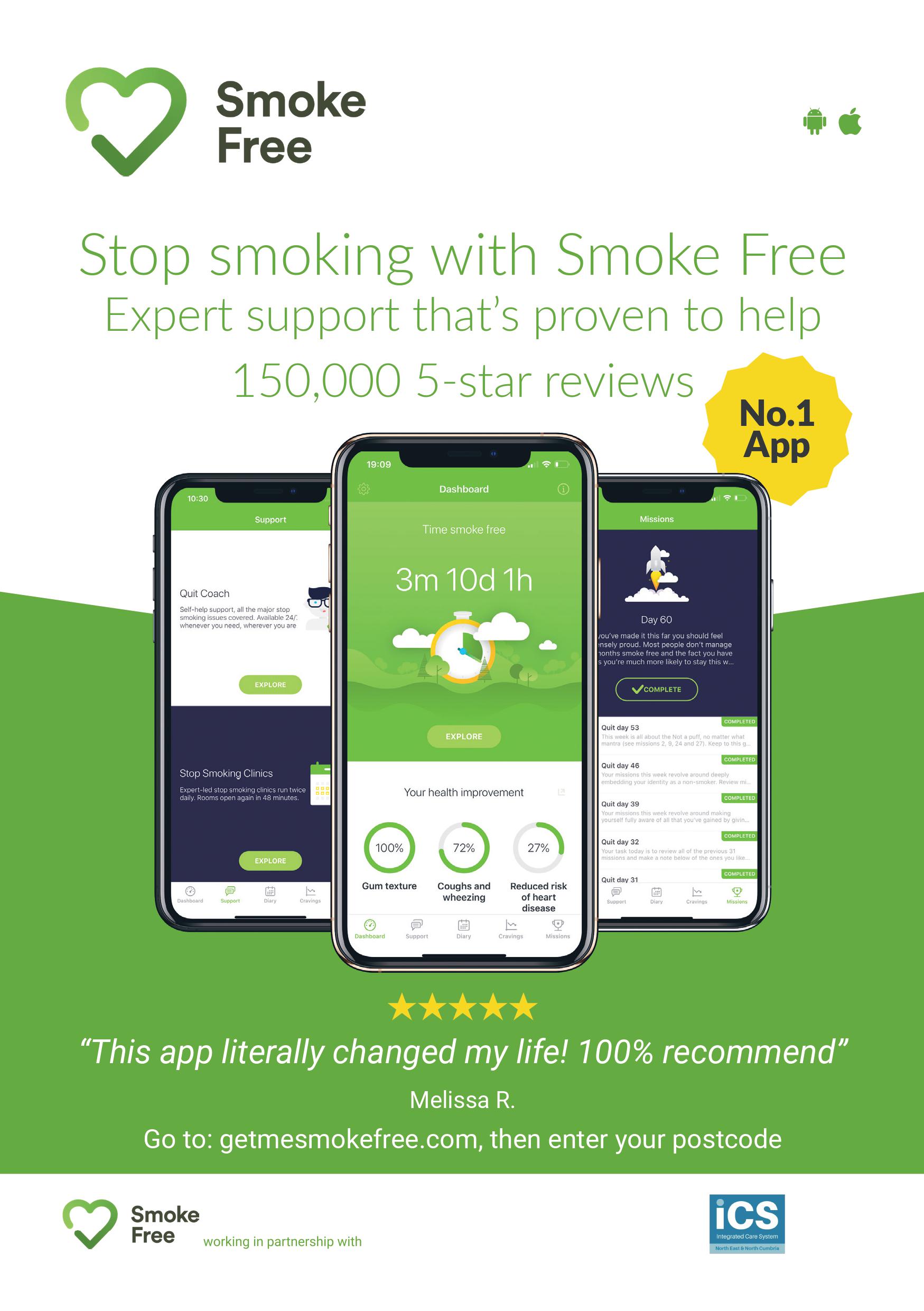 Smoke Free App Guide